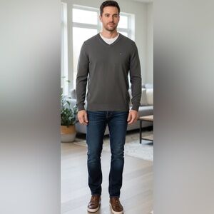 Tommy Hilfiger men sweater Gray size Small